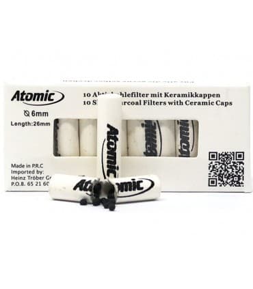 Φιλτράκια Atomic Filter 6mm Ενεργού άνθρακα 10 - 0163500 - 1 Πακετάκι