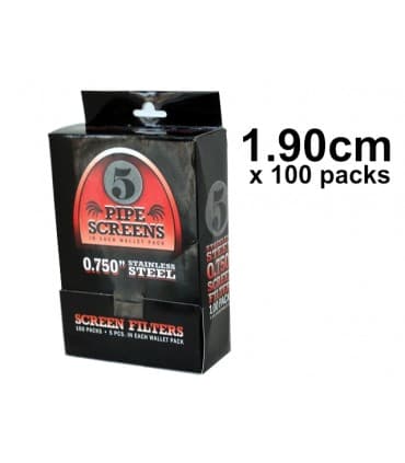 Σίτες Pipe Screens 0.750 Stainless steel 1.90cm μεσαίες (100 πακετάκια των 5)