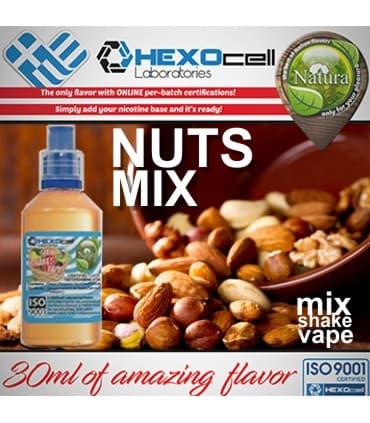 NATURA MIX SHAKE VAPE NUTS MIX 30/60ML (ξηροί καρποί)