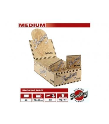 Χαρτάκια Smoking Maiz (Καλαμπόκι) 1&1/4 με 49 φύλλα - Συσκευασία των 50