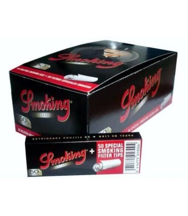 Χαρτάκια Smoking Medium Deluxe 1&1/4 με 50 φύλλα και Τζιβάνες - Συσκευασία των 24