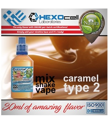 NATURA MIX SHAKE VAPE CARAMEL TYPE 2 30/60ML (καραμέλα)