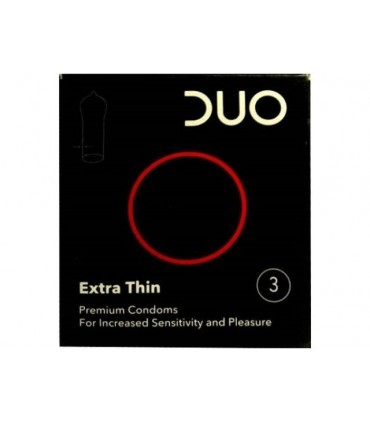 DUO EXTRA THIN ΠΟΛΥ ΛΕΠΤΟ (3 ΠΡΟΦΥΛΑΚΤΙΚΑ)