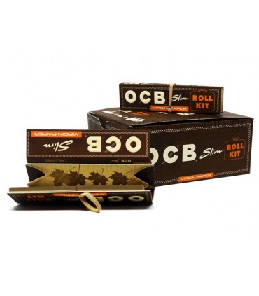 Χαρτάκια OCB VIRGIN King Size Slim ROLL KIT Unbleashed - Συσκευασία των 20