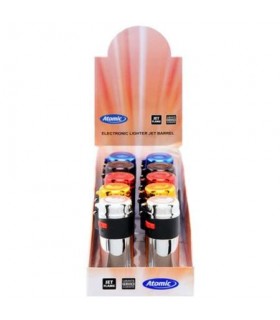 Αντιανεμικός Αναπτήρας Atomic Jet Barrel Plated Metal Βαρελάκι 2514204 (κουτί των 10)
