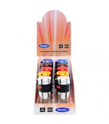 Αντιανεμικός Αναπτήρας Atomic Jet Barrel Plated Metal Βαρελάκι 2514204 (κουτί των 10)