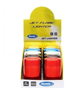 Αντιανεμικός Αναπτήρας Atomic Jet Metallic Plated 2516019 (κουτί των 10)