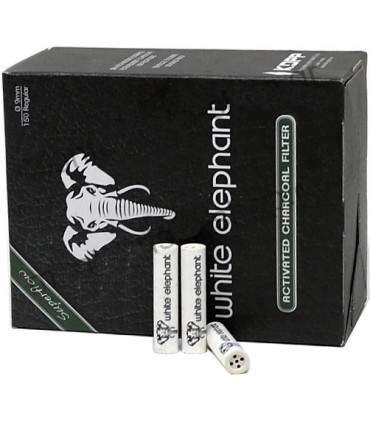 Φίλτρα ενεργού άνθρακα 150 White Elephant 9mm made in Germany ΦΙΛΤΡΑ ΠΙΠΑΣ ΚΑΠΝΟΥ