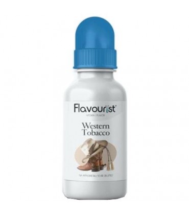 Άρωμα Flavourist WESTERN TOBACCO 15ml (γλυκό καπνικό με βανίλια και καραμέλα)