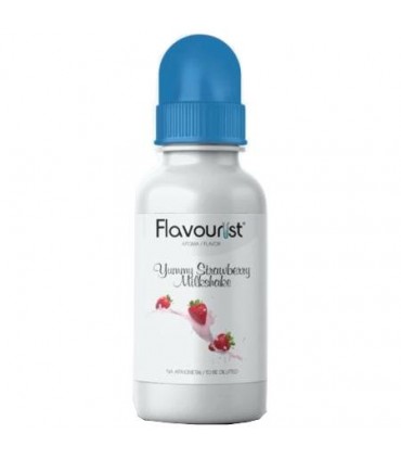 Άρωμα Flavourist YUMMY STRAWBERRY MILKSHAKE 15ml (Milkshake φράουλα)