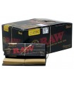 Χαρτάκια Raw BLACK 1&1/4 + TIPS με τζιβάνες CONNOISSEUR 50 φύλλα (συσκευασία των 24 τεμαχίων)