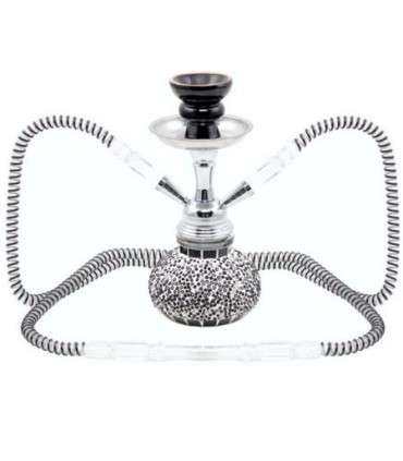 Ναργιλές με δύο σωλήνες Atomic Mini Stones 25cm 0230750