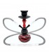 Ναργιλές με δύο σωλήνες Malaga Red 25cm 0230760