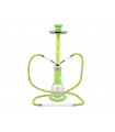 Ναργιλές με δύο σωλήνες Atomic Hookah 45cm Neon Green 0230511