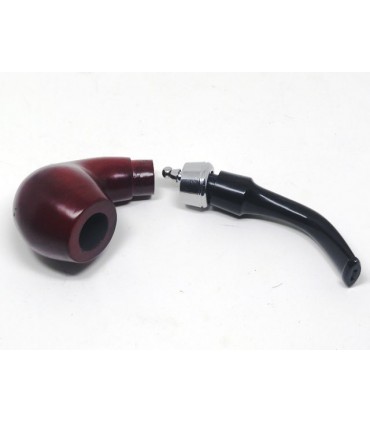 Πίπα Καπνού Feng 665-1013 Ξύλινη Κυρτή Με Ψύκτρα