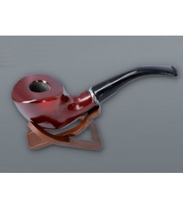 Πίπα Καπνού Feng 665-1016 Ξύλινη Κυρτή Με Ψύκτρα