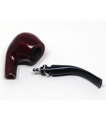 Πίπα Καπνού Feng 665-1017 Ξύλινη Κυρτή Με Ψύκτρα