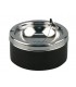Σταχτοδοχείο αντιανεμικό  CHROME BLACK 11cm 504401