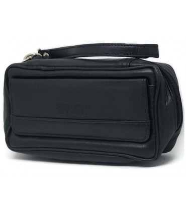 Θήκη για πίπα καπνού ROLLING LEPEKOFF 44204 τσαντάκι για 3 πίπες (γνήσιο δέρμα)