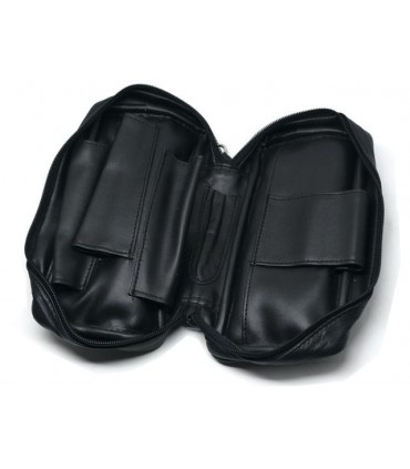 Θήκη για πίπα καπνού ROLLING LEPEKOFF 44204 τσαντάκι για 3 πίπες (γνήσιο δέρμα)