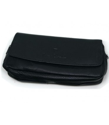 Θήκη για πίπα καπνού Pierre Cardin 99408 τσαντάκι για 2 πίπες (γνήσιο δέρμα)