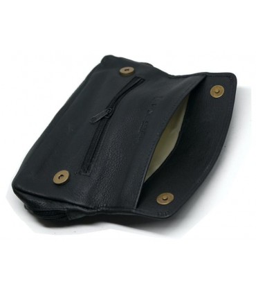 Θήκη για πίπα καπνού Pierre Cardin 99408 τσαντάκι για 2 πίπες (γνήσιο δέρμα)