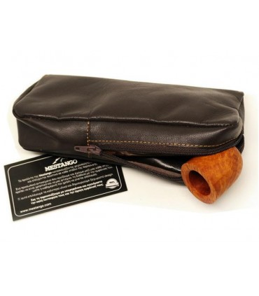 Θήκη για πίπα καπνού MESTANGO 7001-2 για 1 πίπα (γνήσιο δέρμα)