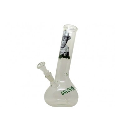 Γυάλινο Μπονγκ LG22 GREEN PAY GET GLASS BONG ΝΕΡΟΠΙΠΑ 25cm