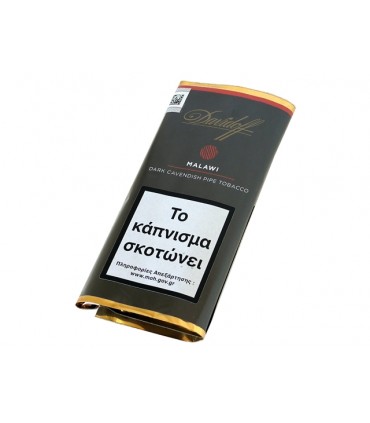 Καπνός πίπας Davidoff MALAWI Dark Cavedish Pipe Tobacco 50g