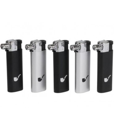 Αναπτήρας πίπας COOL REFILABLE BLACK-SILVER Ηλεκτρονικός 99017597 - 1 Τεμάχιο