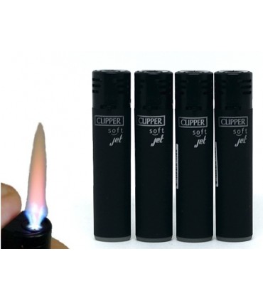 Αναπτήρας Clipper Jet SOFT BLACK D48 LARGE 509- 1 Τεμάχιο