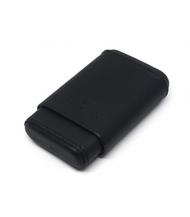 Πουροθήκη PIERRE CARDIN για πέντε puritos μαύρη δερμάτινη 41404-100