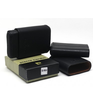 Πουροθήκη PIERRE CARDIN για πέντε puritos μαύρη δερμάτινη 41404-100