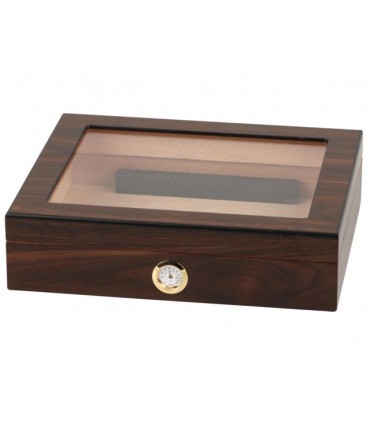 Υγραντήρας καρυδιά με βιτρίνα 99561077 (για 20-25 πούρα)