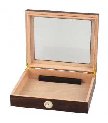 Υγραντήρας καρυδιά με βιτρίνα 99561077 (για 20-25 πούρα)