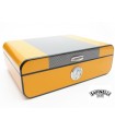 Υγραντήρας SAVINELLI YELLOW LACQUERED HUMIDOR IN CARBON FIBER COHIBA S61195L