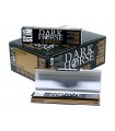 Χαρτάκια στριφτού DARK HORSE BLACK King Size Slim 34 φύλλα/34 Τζιβάνες (Κουτί των 24)