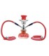 Ναργιλές Pumpkin Hookah Shisha διπλός 25cm 06813 RED