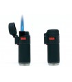 Αντιανεμικός αναπτήρας LEON Jet Flame Black Lighter Βαρελάκι 170898 - 1 τεμάχιο
