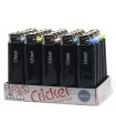 Αναπτήρες Cricket Black Coloured (Μεγάλοι) 21125146 - Συσκευασία των 25