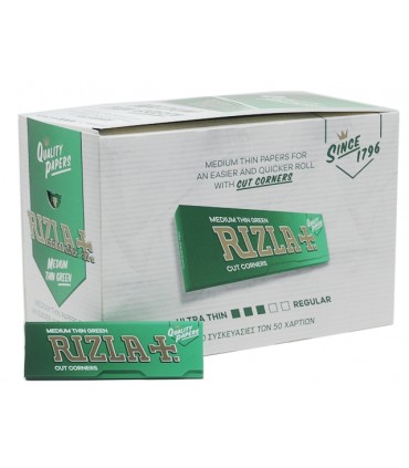 Χαρτάκια Rizla ΠΡΑΣΙΝΑ Medium Thin Green - 1 Πακετάκι