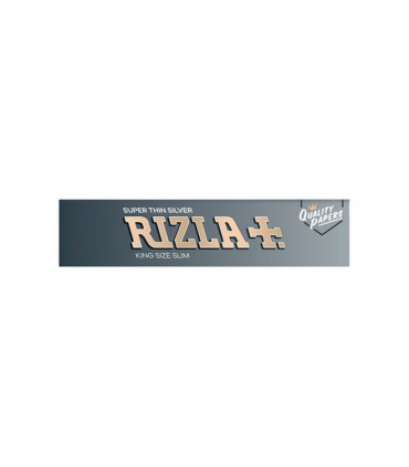 Χαρτάκια King Size Rizla Super Thin Silver Ασημί (κουτί 50 τεμαχίων)