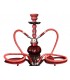 Ναργιλές με δύο σωλήνες Hookah 28cm MADO 665-5332 RED