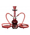 Ναργιλές με δύο σωλήνες Hookah 28cm MADO 665-5332 RED
