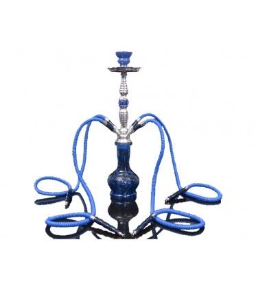 Ναργιλές με τέσσερις σωλήνες 53cm MADO SHISHA 665-5236 BLUE