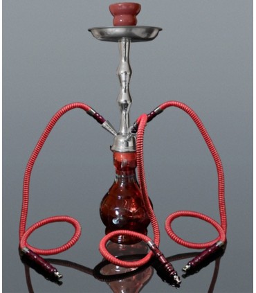 Ναργιλές με τρεις σωλήνες 46cm MADO SHISHA 665-5507 RED