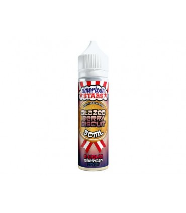 American Stars GLAZED BERRY BISCUIT Shake and Vape 15ml / 60ml (κέικ με μούρα, κρέμα και αμύγδαλα)