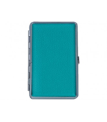 Ταμπακιέρα για SLIM τσιγάρα MADO 665-9803 μεταλλική τυρκουάζ ακρυλική