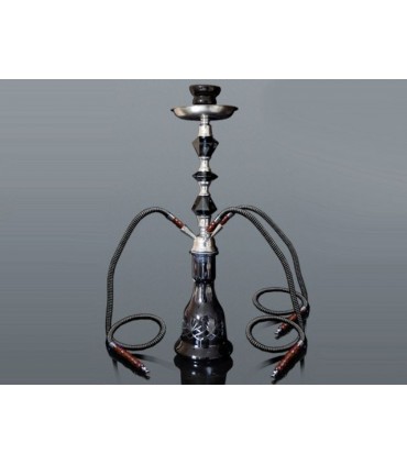 Ναργιλές με τρεις σωλήνες 56cm MADO SHISHA 665-5525 ΜΑΥΡΟΣ