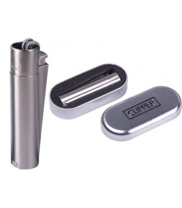 Αναπτήρας Μεταλλικός Clipper CMP11 (Μεγάλος) Ασημί - 1 Τεμάχιο